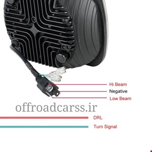 چراغ جلو نیم نئون 4 گوش