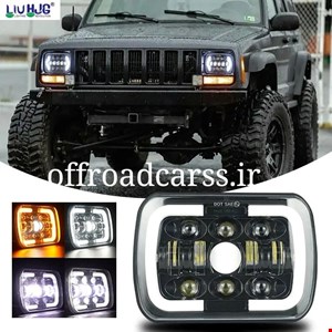 چراغ جلو نیم نئون 4 گوش