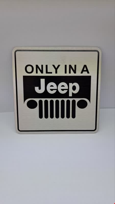 آرم فلزی only jeep