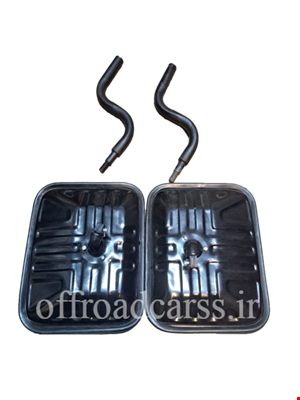 آینه جیپ صحرا پایه لولای درب(بسته دو عددی)