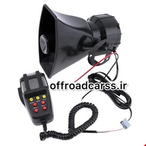 آژیر پلیسی لنزو ۷ صدا میکروفون دار 