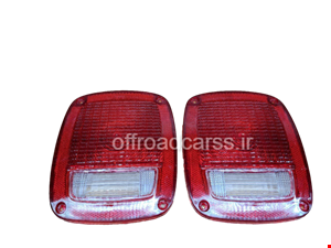 طلق خطرعقب جیپ مشجر بسته دو عددی