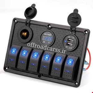پنل کلید پروژکتور آفرودی (شش عددی)