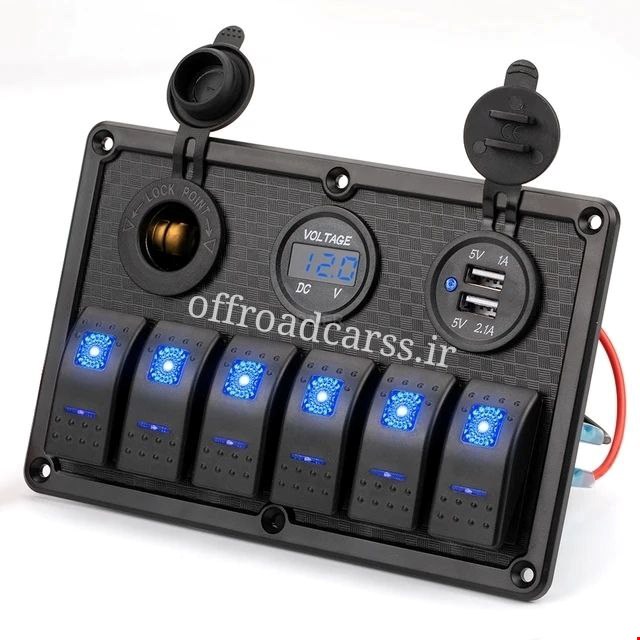 پنل کلید پروژکتور آفرودی (شش عددی)